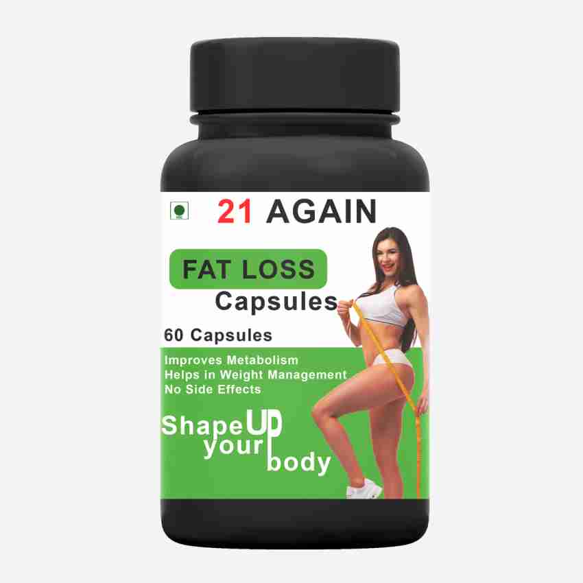 21 again Weight Loss Guranteed Fat Loss Capsules Price in India