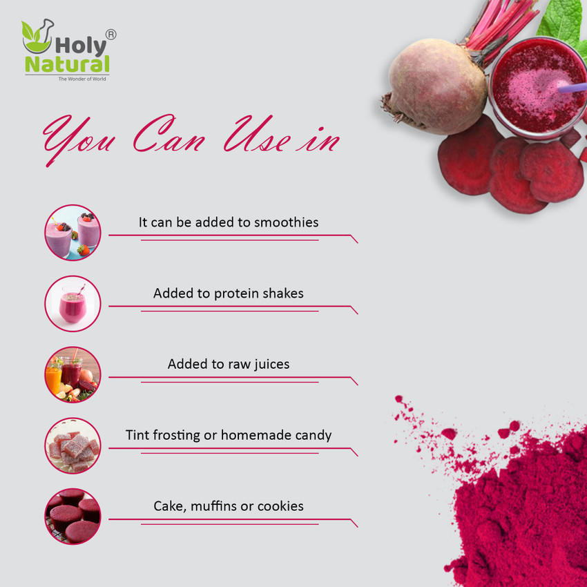 Holy Natural BEET ROOT POWDER 200 GM Price in India Buy Holy