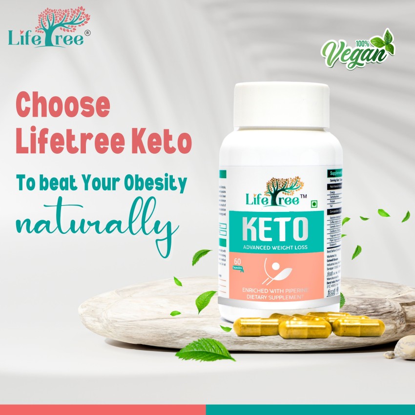 LifeTree Keto Advanced Weight Loss Capsules Ayurvedic Weight loss