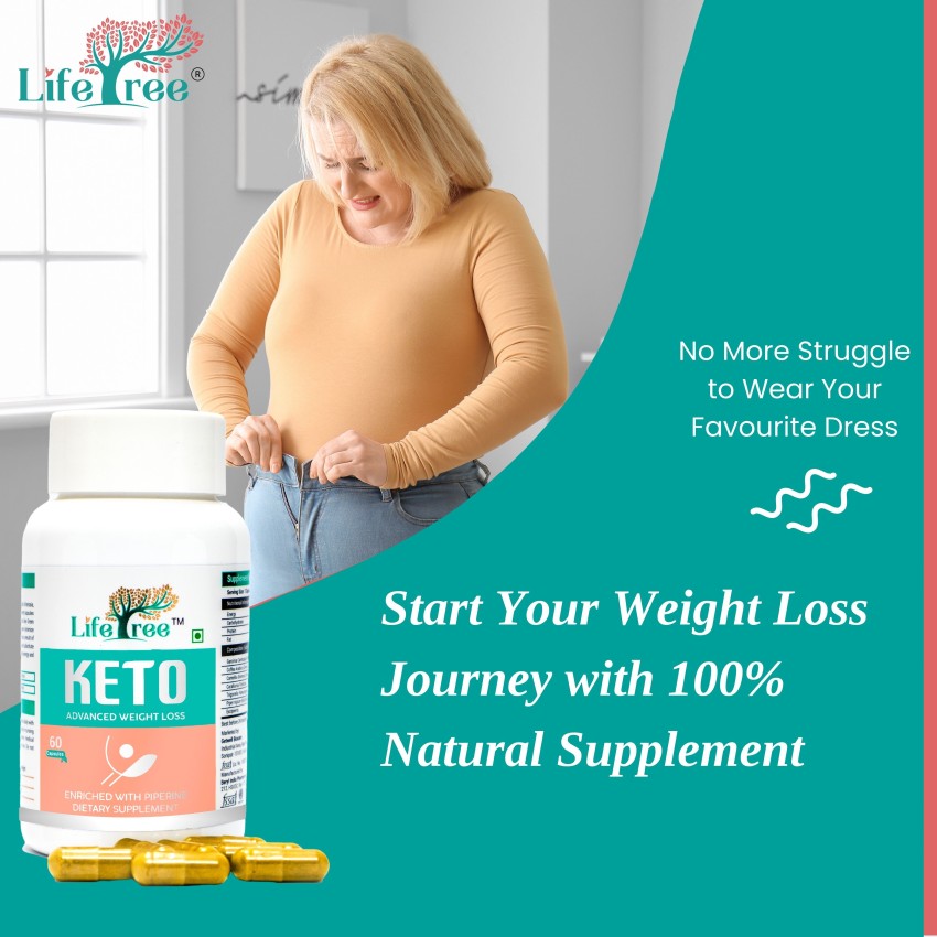 LifeTree Keto Advanced Weight Loss Capsules Ayurvedic Weight loss