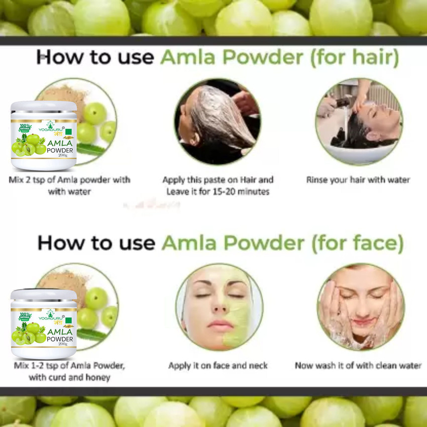 Eating amla for hair clearance