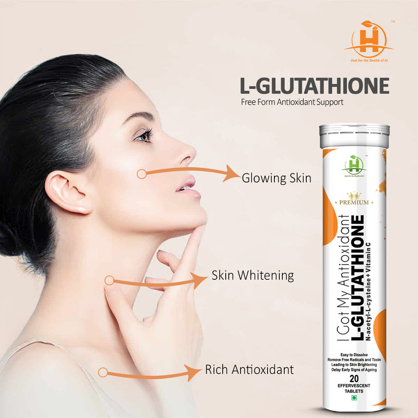 20 l glutathione 600mg with vitamin c for glowing skin dark original Healthy Nutrition L-Glutathione 600mg With Vitamin C for Glowing Skin | Dark Spots Effervescent Price in India - Buy Healthy Nutrition L-Glutathione 600mg With Vitamin C for Glowing Skin | Dark Spots