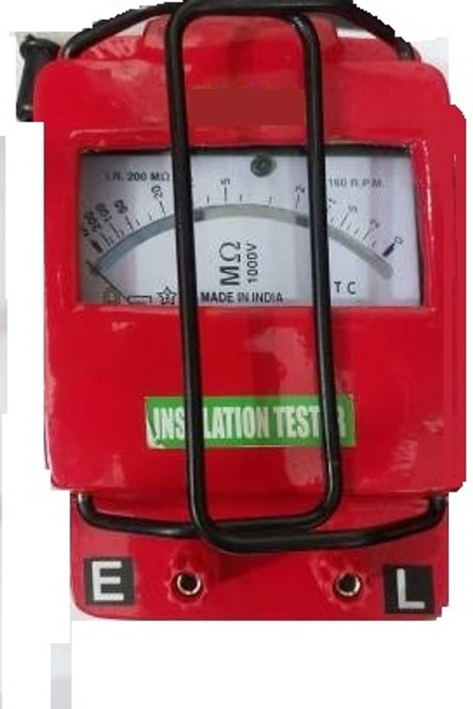METERBAZAR Hand geerated 1000volt 2000ohms metal body analog