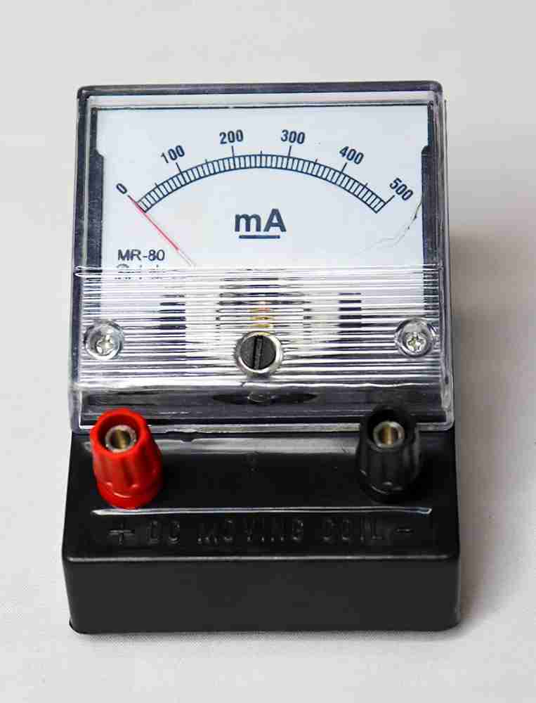Analog Dc Voltmeter 0-10 V for lab desk stand type for use in scientific  laboratory education purpose school colleges