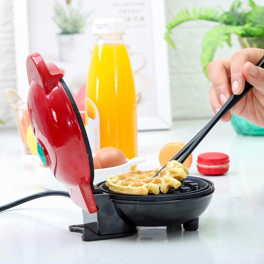 DaduGirase Mini Waffle maker machine for home 4 inch 350 watt
