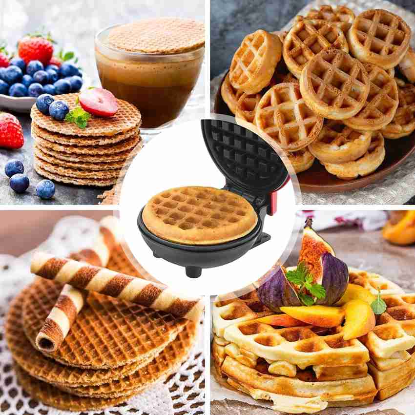 CREATION BAZAAR Portable Electric Non-Stick Waffle Iron , Round Waffle Maker  Grill Machine Waffle Maker Price in India - Buy CREATION BAZAAR Portable  Electric Non-Stick Waffle Iron , Round Waffle Maker Grill