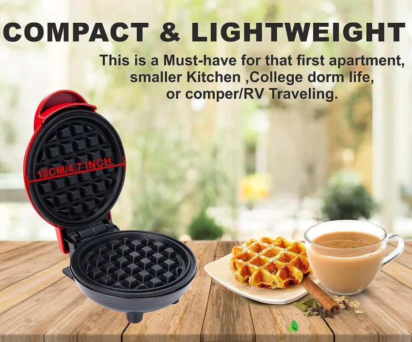 CREATION BAZAAR Portable Electric Non-Stick Waffle Iron , Round Waffle Maker  Grill Machine Waffle Maker Price in India - Buy CREATION BAZAAR Portable  Electric Non-Stick Waffle Iron , Round Waffle Maker Grill