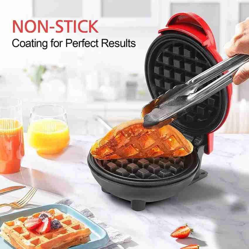 InstaCuppa Mini Waffle Maker - Non-Stick - Perfect for Busy Moms