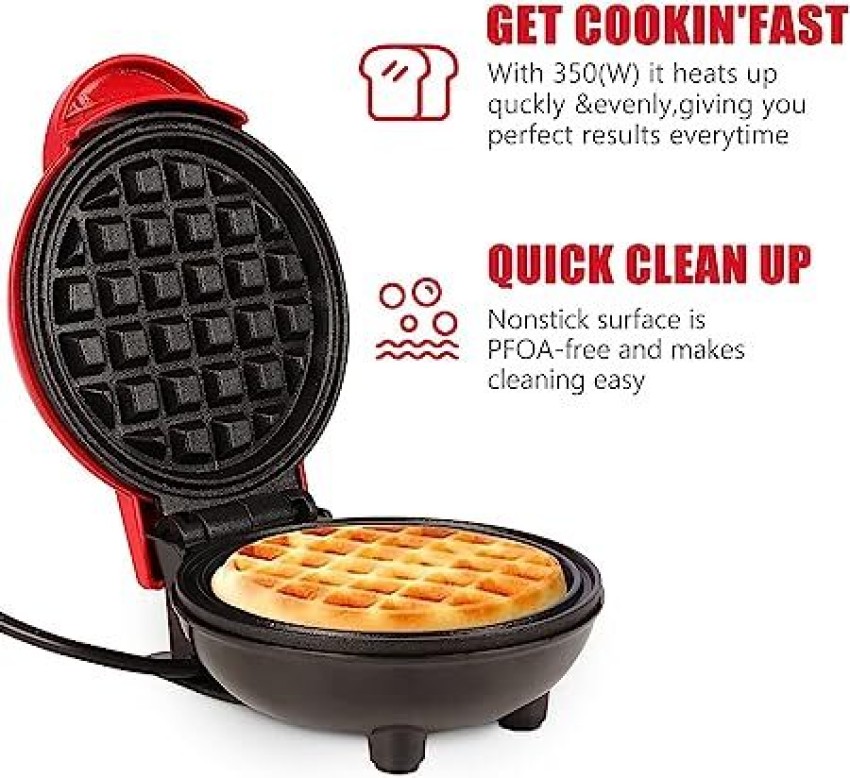 DHARU Waffle Maker, Portable Electric Non Stick Waffle Iron, Round Waffle  Waffle Maker Price in India - Buy DHARU Waffle Maker, Portable Electric Non  Stick Waffle Iron