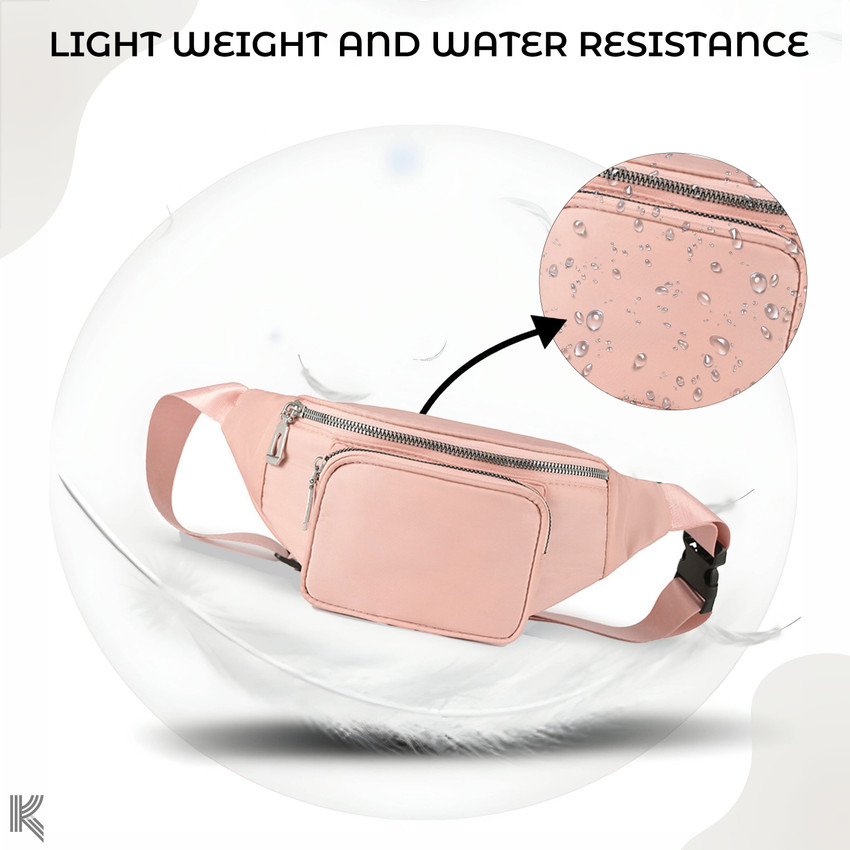 KRAPTICK Waist Bag For Men Stylish Fanny Pack Hip Bag Travel