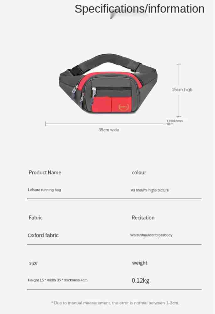 Buy Mithras Premium Waist Bag, Kamar Bag, Fanny Pack for Hiking Travel  Camping Running Sports Outdoors, Workout Casual Hands-Free Crossbody Bags  at