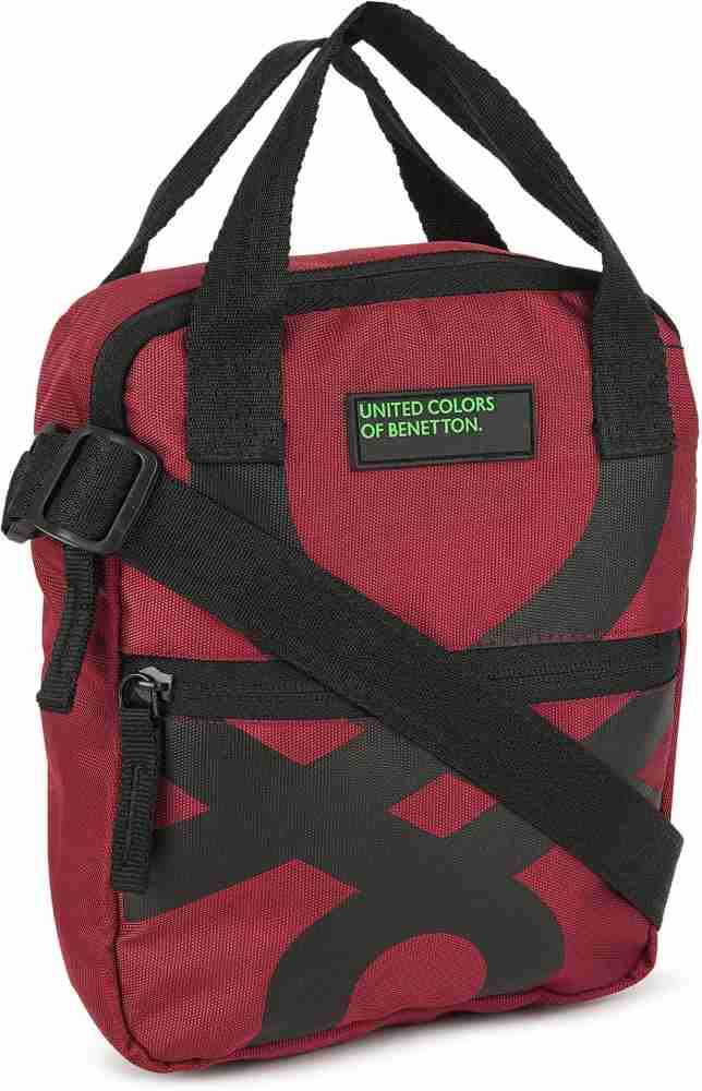 United Colors of Benetton Red Messenger Bag Kolten Red Price in India Flipkart