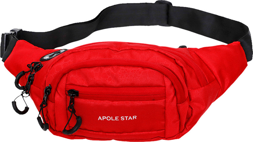 Apolestar Pro fluffy Red Waist Bag Fanny Pack for Travel Bags