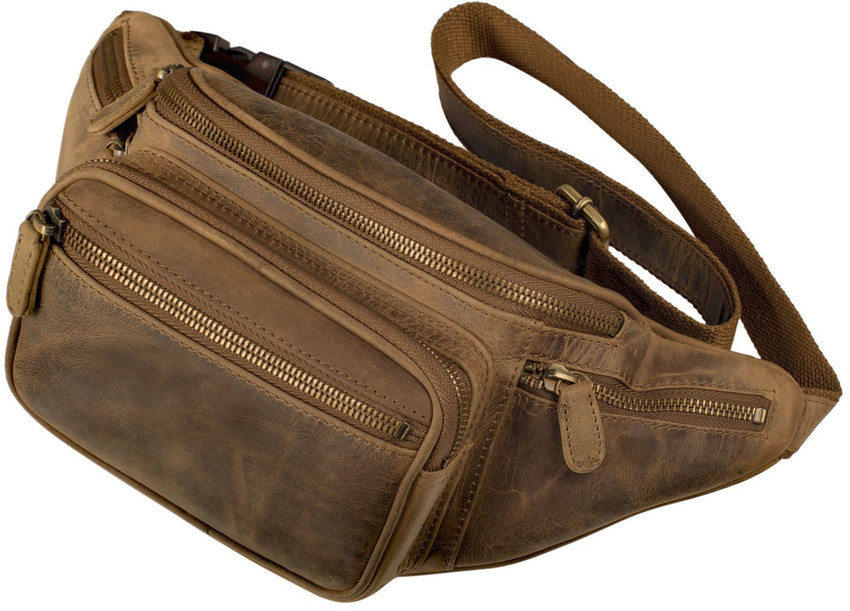 Waist bag genuine leather deals