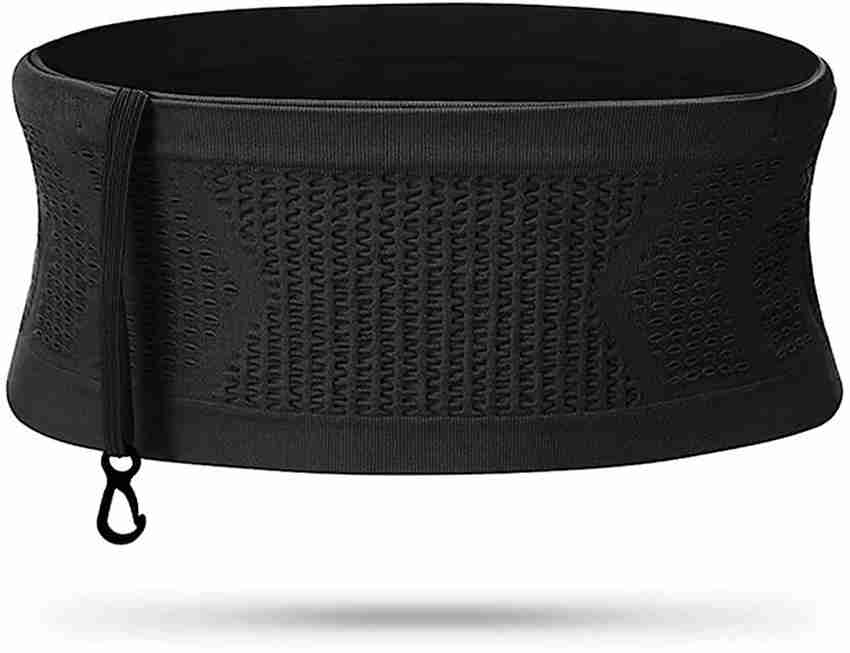 HASTHIP Slim Running Belt Bag with Hook Elastic Open Waist Bag for