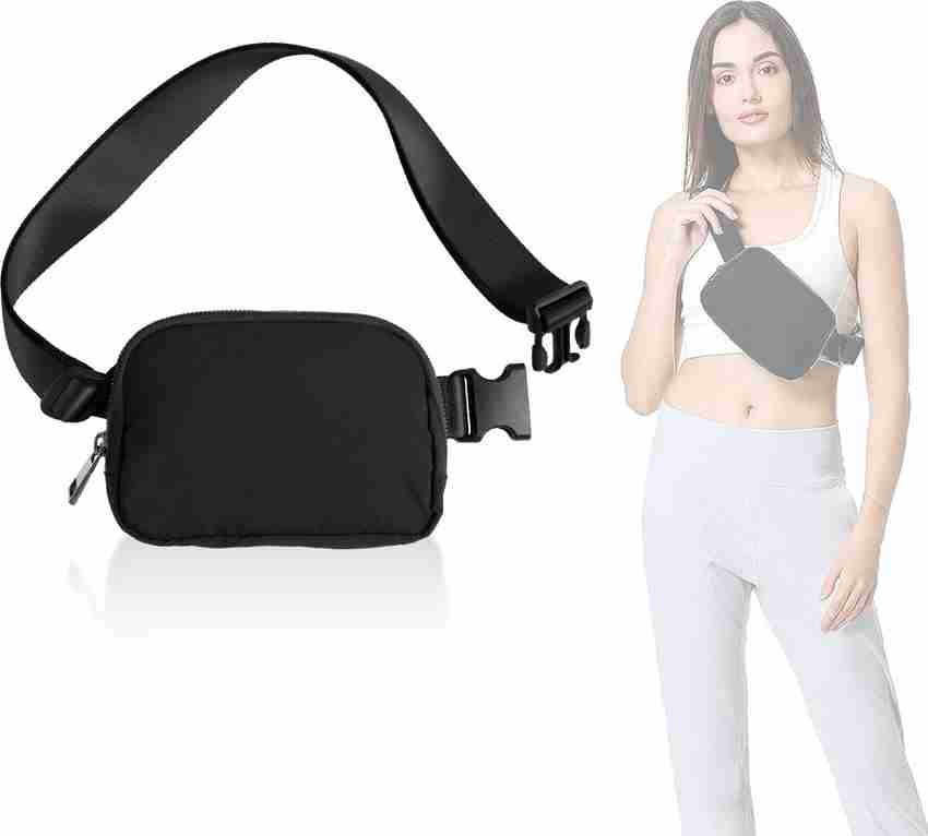 PALAY Chest Bag with Adjustable Strap Square Fanny Pack Waist Bag Black Price in India Flipkart