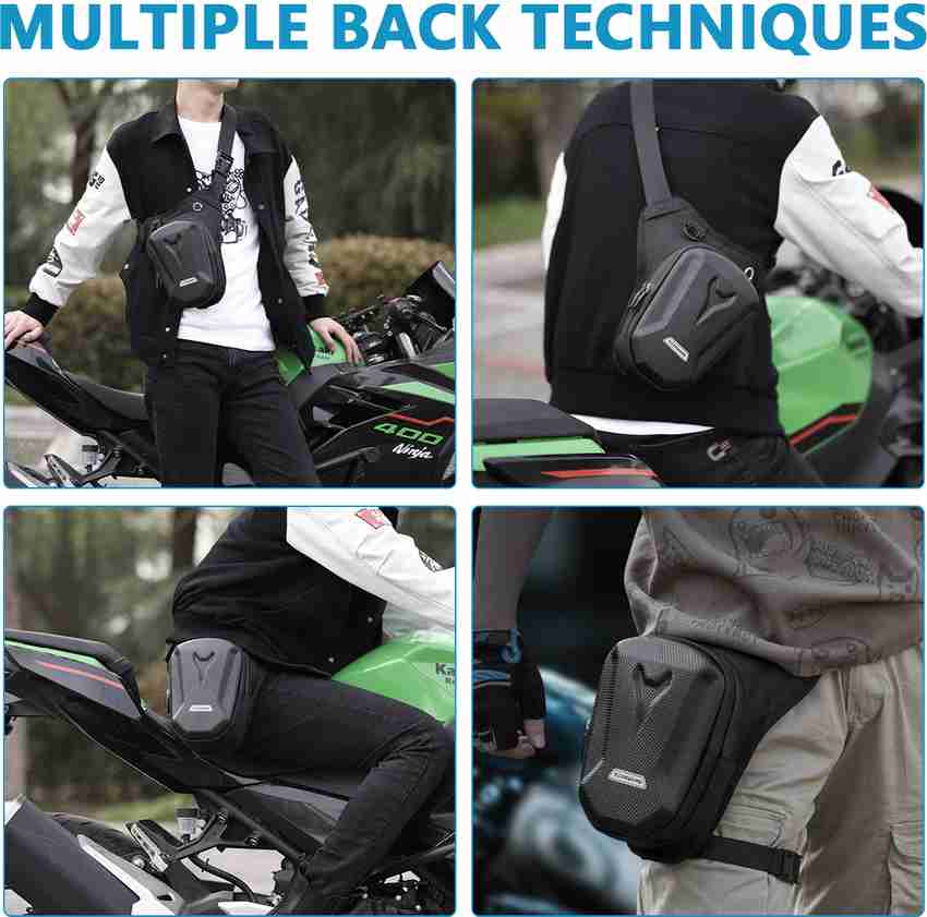 Optifit otorcycle Waist Pack Drop Leg Bags Men Women Waist Bag