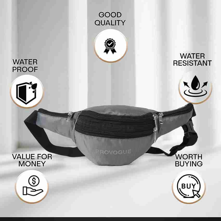 PROVOGUE Waist Bag Fanny Pack for Travel Hiking Trekking Waist