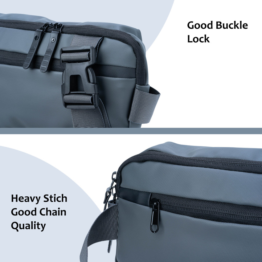 SKAIV Outdoor Travel Stylish Tourist Shoulder Bag For Mobile Accessories Storage Waist Bag Grey Price in India Flipkart