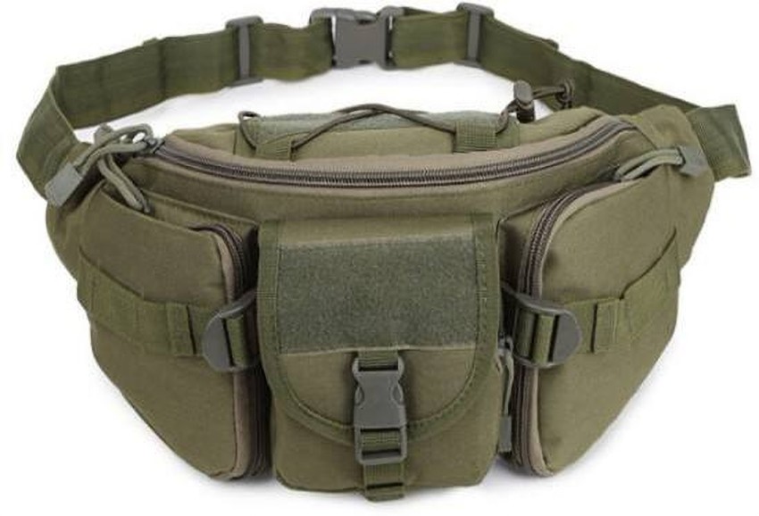pleasing forest Tactical Fanny Pack Waist Bag Military Hip Belt  OutdoorBumbag A5 WAIST BAG tan olive - Price in India