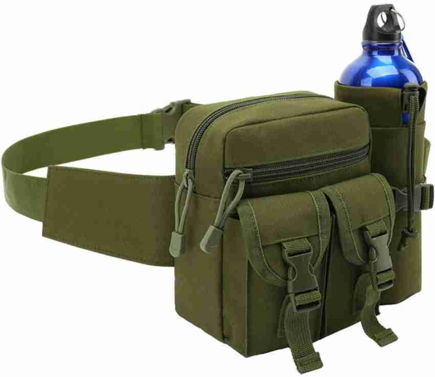 CarryTrip Tactical Camping Waist Pack Oxford Fabric Hip Belt Bag Pouch  Water Bottle Holder Tactical Waist Bag Green - Price in India | Flipkart.com