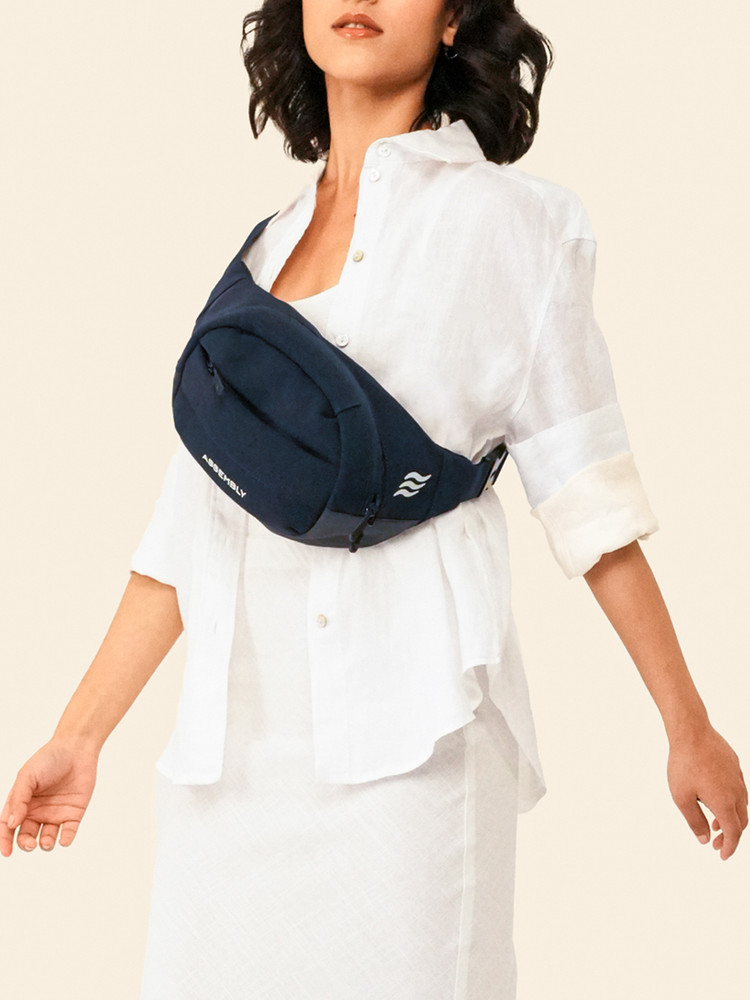 Assembly Cross Body Fanny Pack for Men Women with Adjustable Strap for Comfort Travel Waist Bag Cobalt Price in India Flipkart