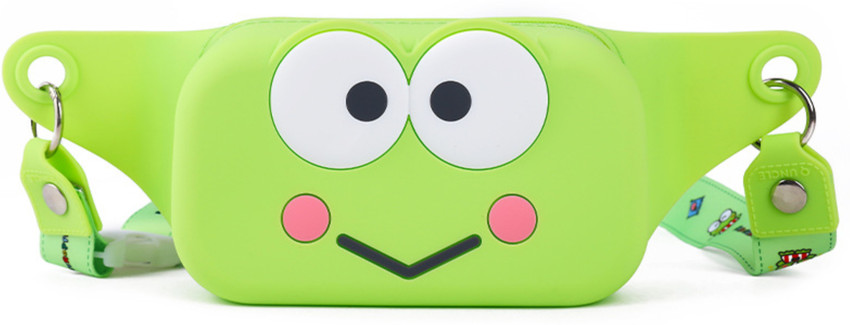 CarryTrip Silicone Frog Fanny Bag for Kids Cute Waterproof Anime Cartoon Waist Pack Frog Waist And Belt Pouch Bag Green Price in India Flipkart