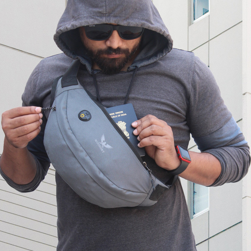 woodsky Waist Bags for Men Women Shoulder and Chest Fanny Pack