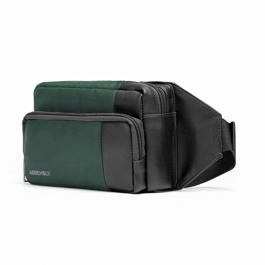 Assembly Cross Body Waist Bag with Adjustable Strap Fanny Pack for Comfort Travel Flux Waist Bag Green Price in India Flipkart