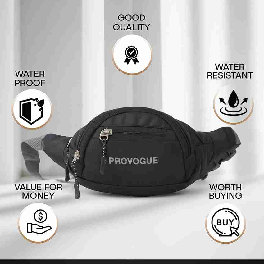 Water resistant waist bag outlet