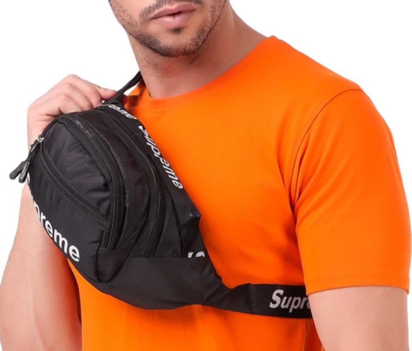BuyFeb Casual Unisex Travelling Sports Waist Bag Black Casual