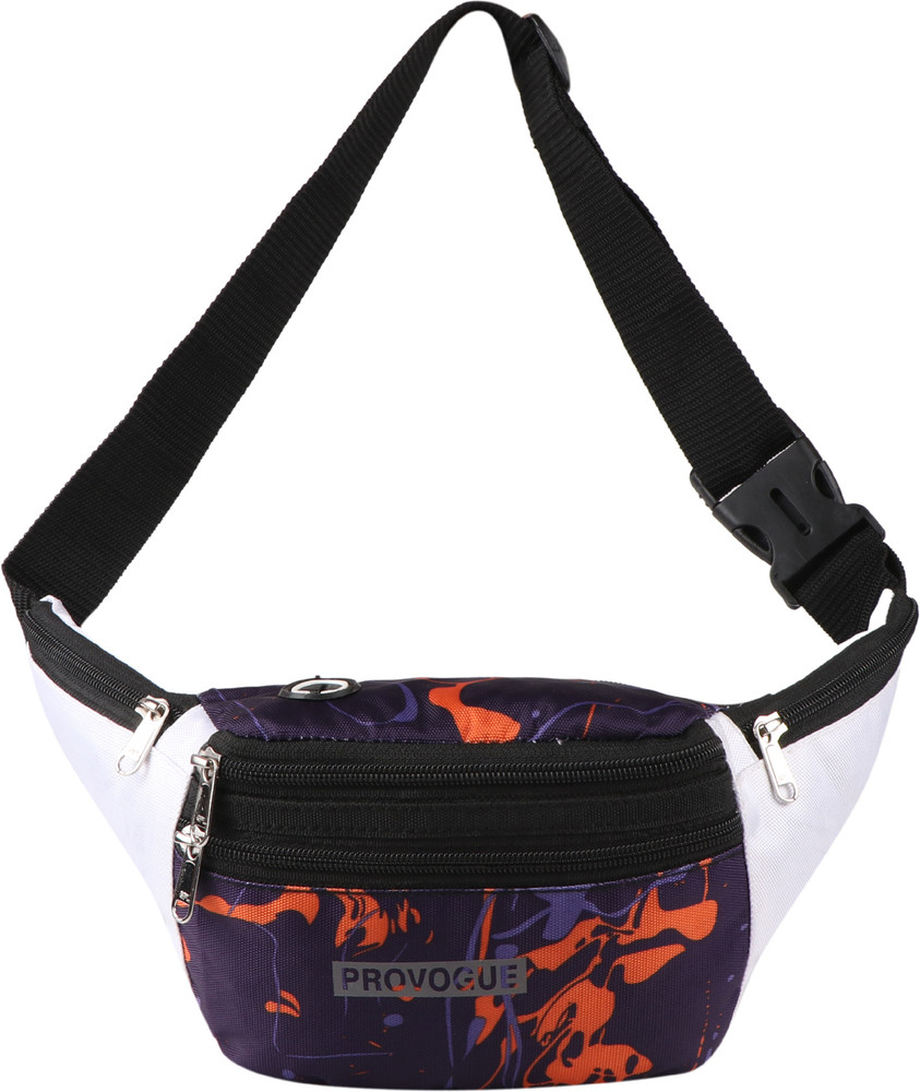 PROVOGUE Multicolor White Waist Bag Chest Bag Fanny Bag Fanny Pack Waist bag Chest bag Fanny Bag Multicolor White Price in India Flipkart