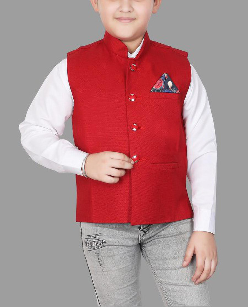 seetoo Solid Boys Waistcoat Buy seetoo Solid Boys Waistcoat