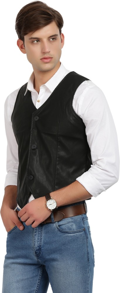 Waistcoat with cheap black jeans