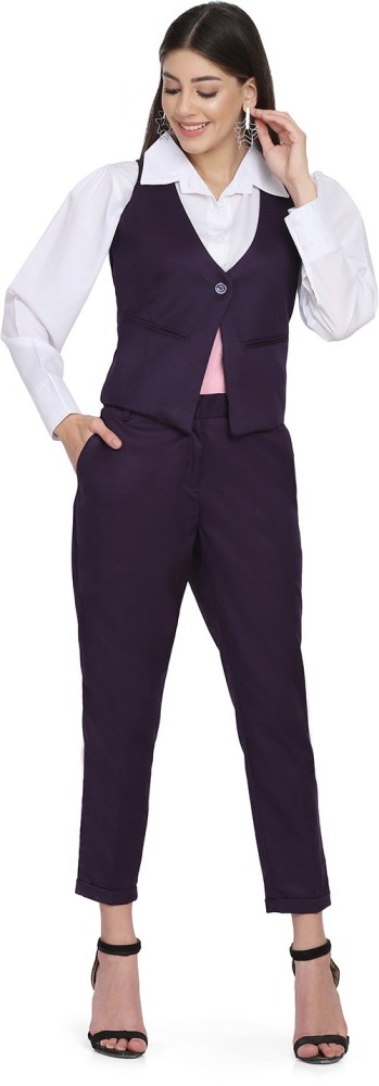 Jeetethnics Sets  Buy Jeetethnics Boys Purple Checked Coat Suit with  Waistcoat Shirt and Trousers Set of 5 Online  Nykaa Fashion