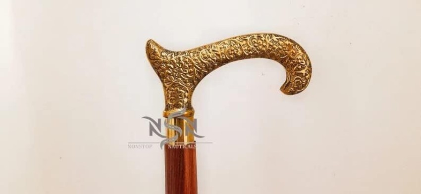 Metal Brass & wooden Walking Stick with gupti at Rs 3500/piece in Udaipur