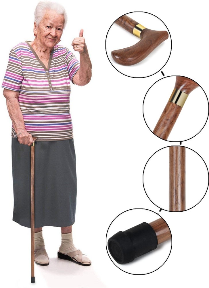 Wooden Walking Stick for Men Women Old People (36 Inch) –