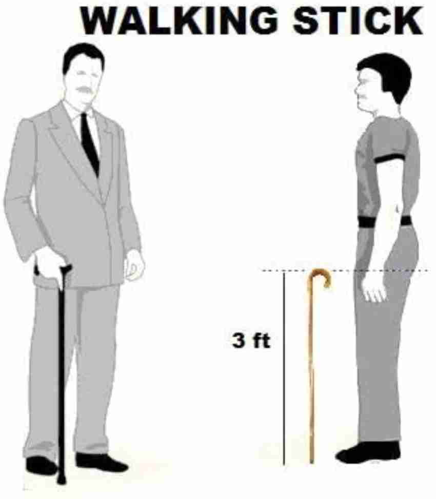 ANUPAM Enterprise Curved Handle Wooden Walking Cane With Rubber Tip Walking  Stick Price in India - Buy ANUPAM Enterprise Curved Handle Wooden Walking  Cane With Rubber Tip Walking Stick online at
