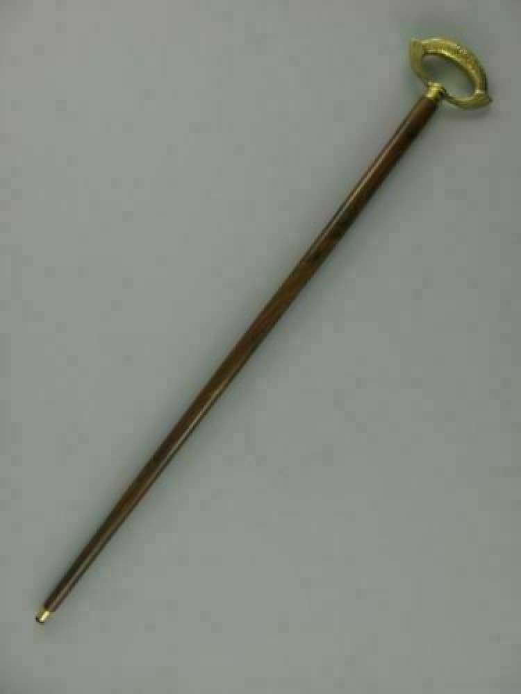nautical wooden walking stick designer brass
