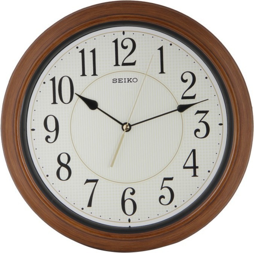 Seiko Analog 32.4 cm X 32.4 cm Wall Clock Price in India Buy