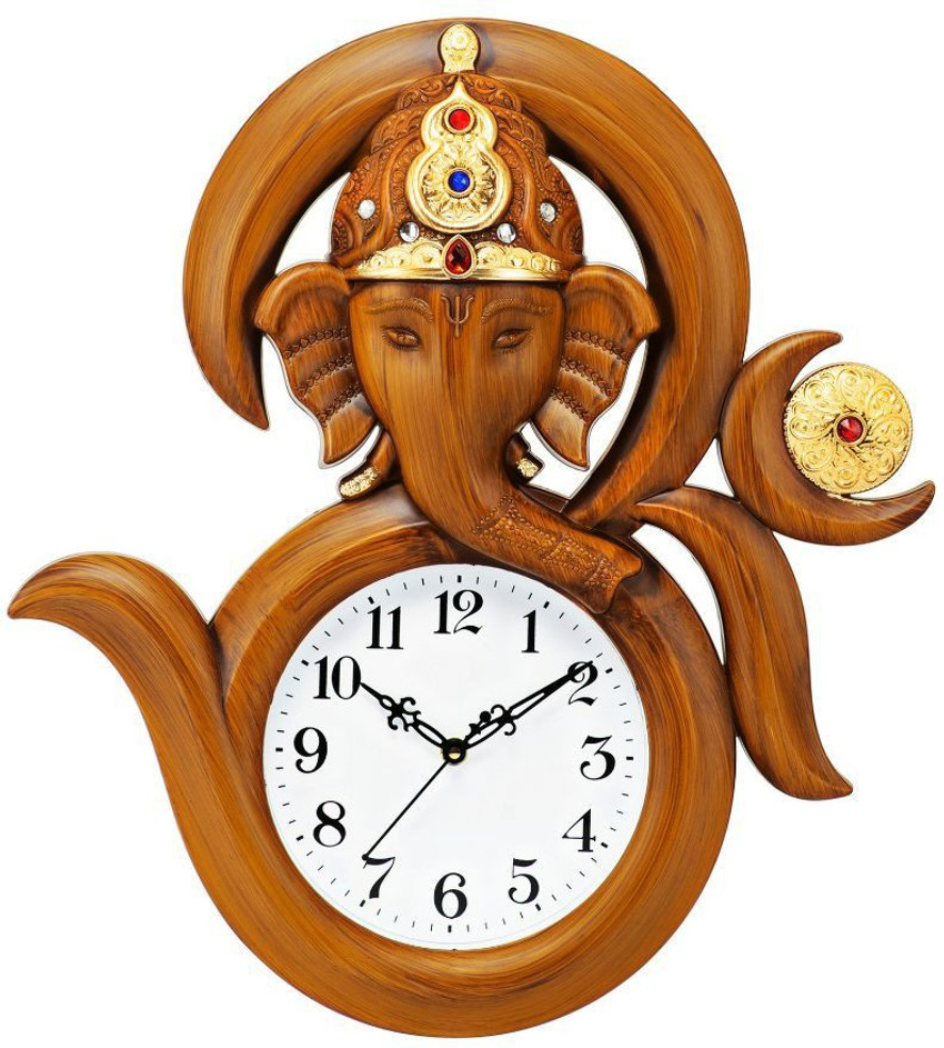 Attractionz Analog 43 cm X 41 cm Wall Clock Price in India Buy