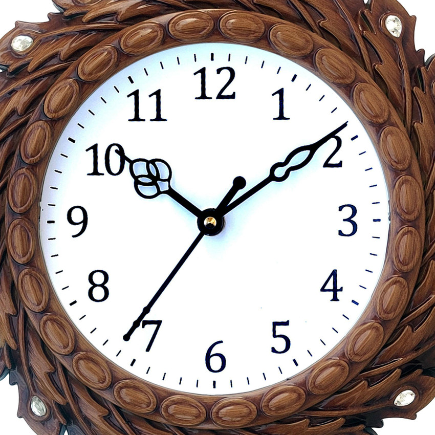 UniqueCrafts Analog 26 cm X 26 cm Wall Clock Price in India Buy UniqueCrafts Analog 26 cm X 26 cm Wall Clock online at Flipkart