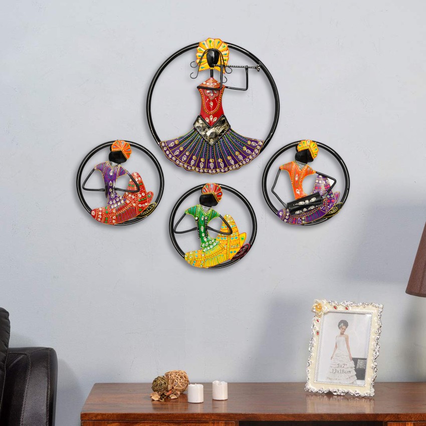 CRAFTASIA Musician Wall Decoration Items / Wall Hanging for Living ...