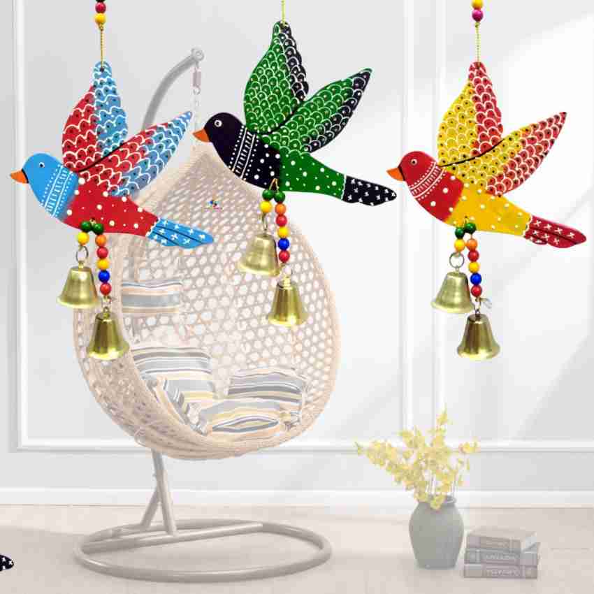 DRAVY HANDICRAFTS Hanging Bird for Home Garden Balcony Decorative