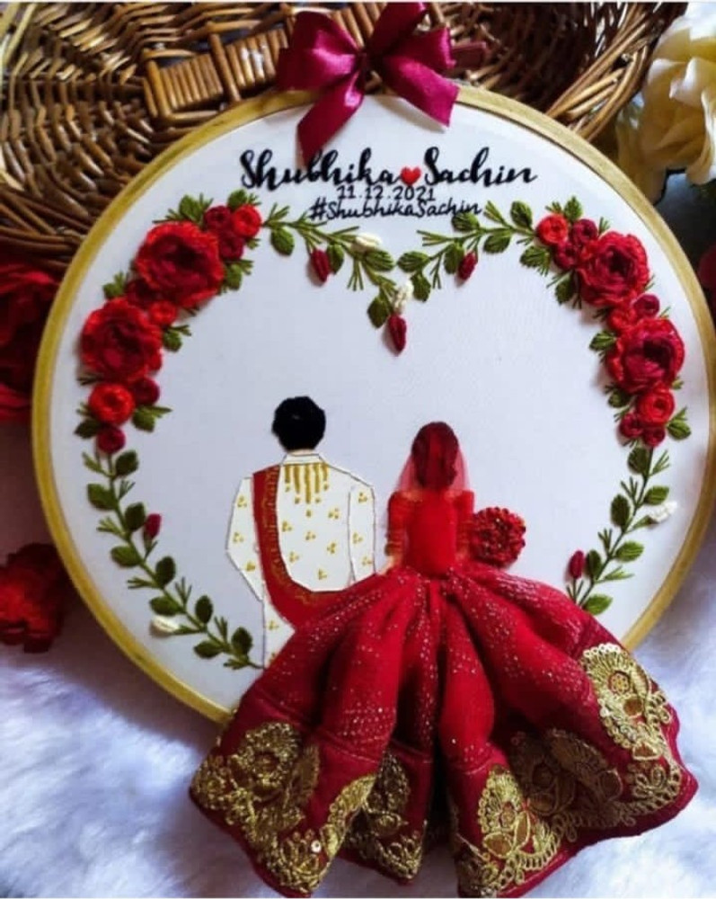 Wedding embroidery cheap