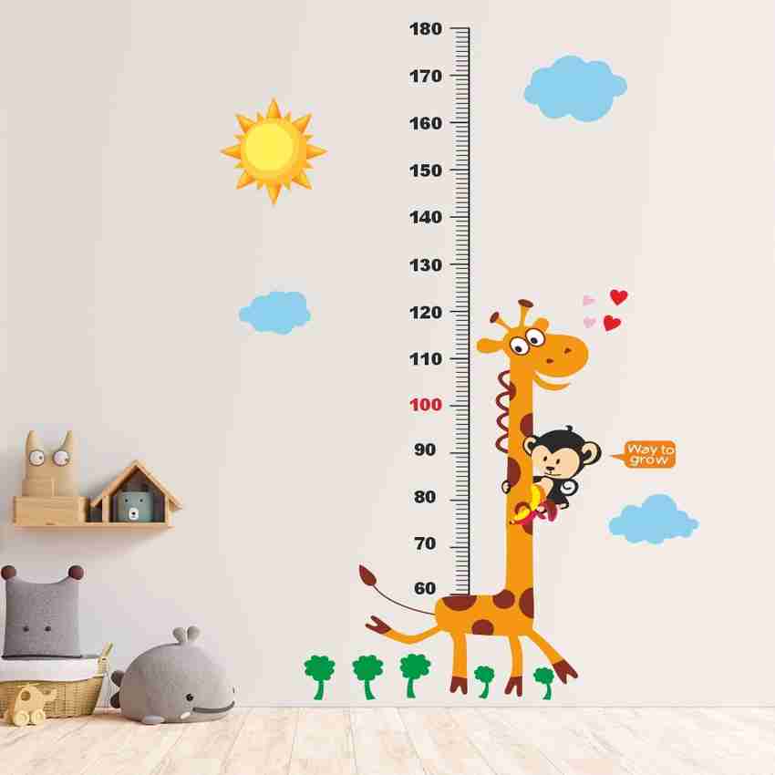 Height Measurement Sticker Cartoon Baby Height Measurement Lion