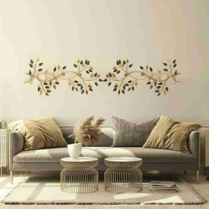 Modern Brass Sheet with Golden Leaf Texture Wall Decor and Wall Cladding at  Rs 1500, Wall Stickers For Bedroom in Noida