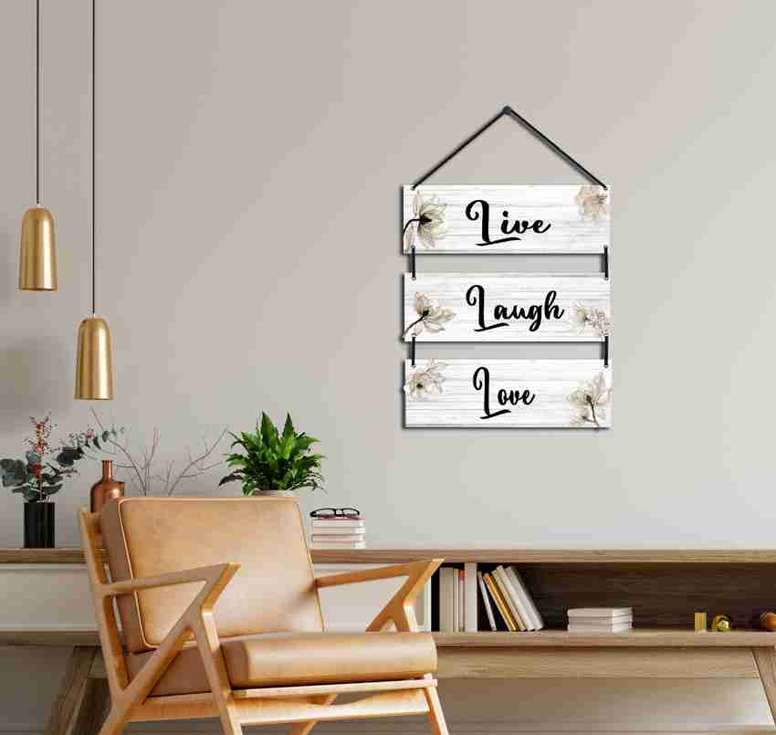 Live laugh love store wall decor