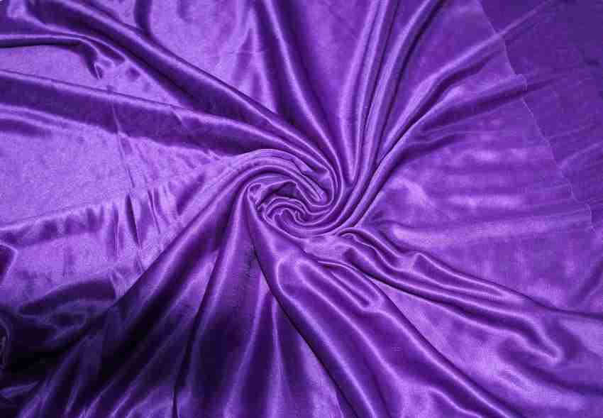 iFabric Dark Purple Silk Velvet Fabric