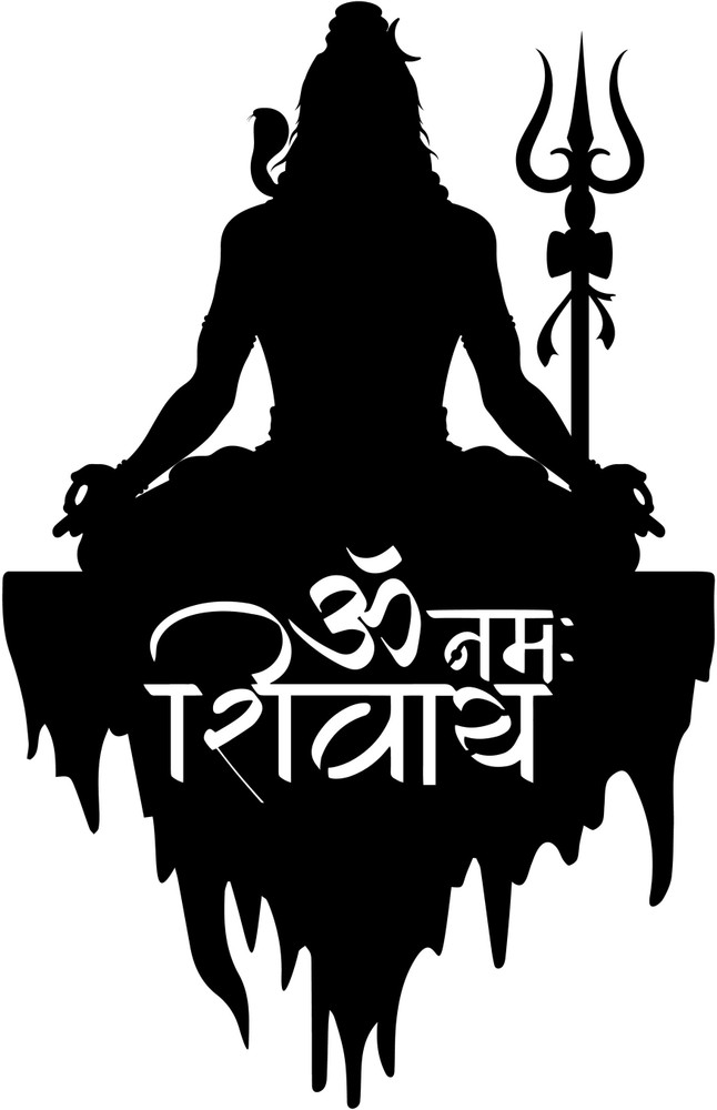 Mahadev Sketch Duvet Cover by Dheeraj Mehra - Pixels